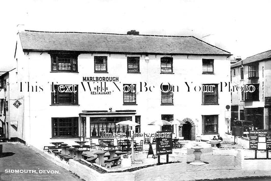DE 1596 - Marlborough Hotel, Sidmouth, Devon c1959