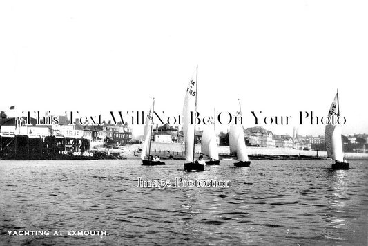 DE 1608 - Yachting At Exmouth, Devon