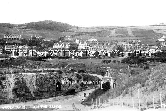DE 1635 - Woolacombe From Sands, Devon c1936