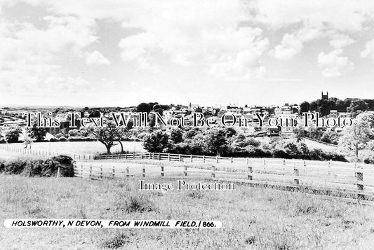 DE 1643 - Holsworthy From Windmill Field, Devon