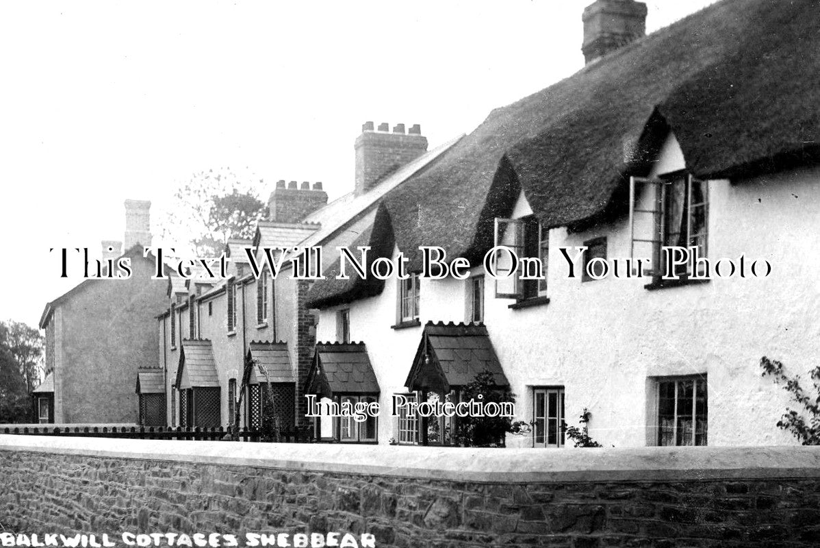 DE 1649 - Balkwill Cottages, Shebbear, Devon c1910