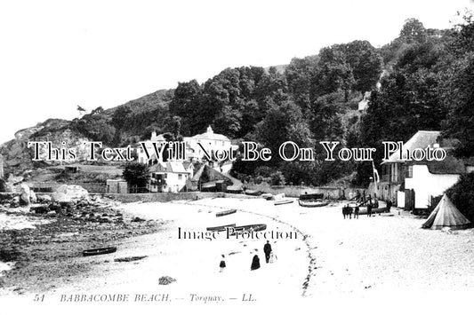 DE 1680 - Babbacombe Beach, Torquay, Devon