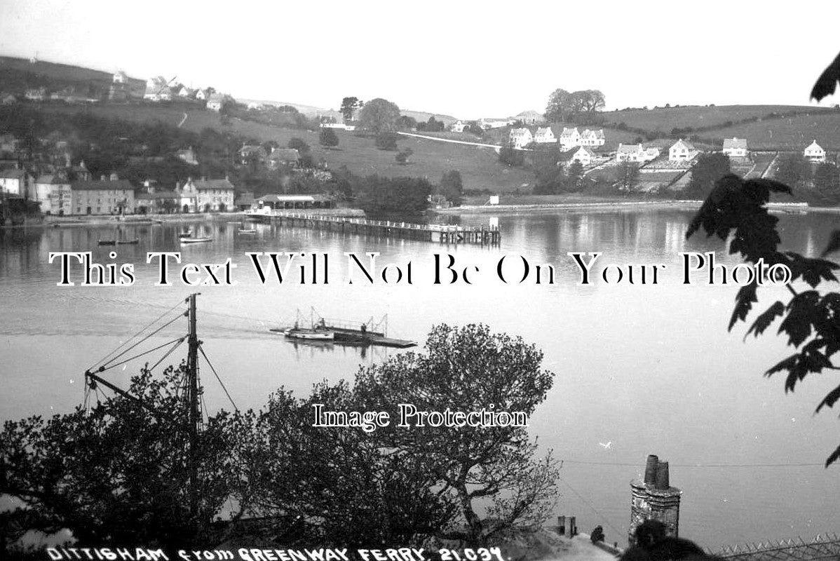 DE 1806 - Dittisham From Greenway Ferry, Devon – JB Archive