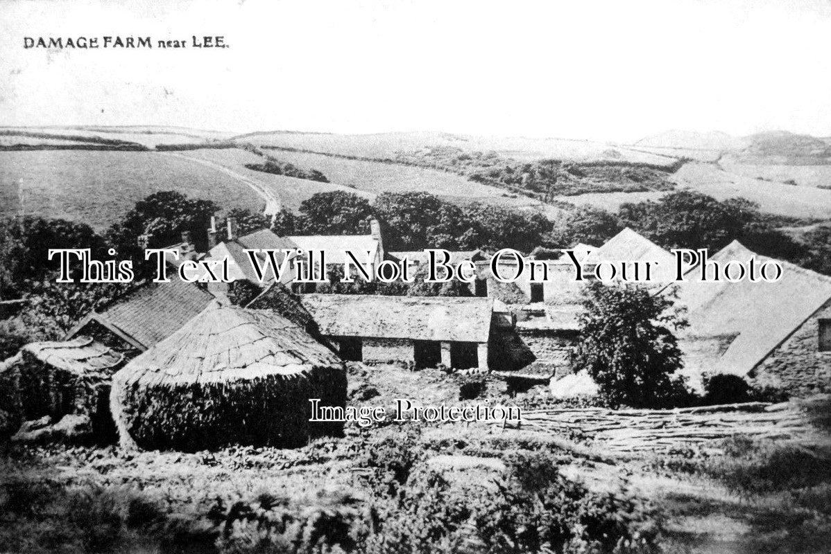 DE 1809 - Damage Farm Near Lee, Woolacombe, Ilfracombe, Devon c1909