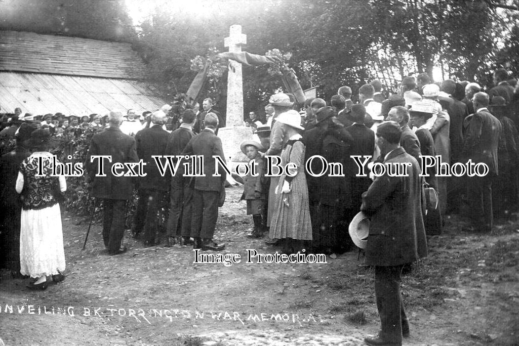 DE 1816 - Unveiling Torrington War Memorial, Devon