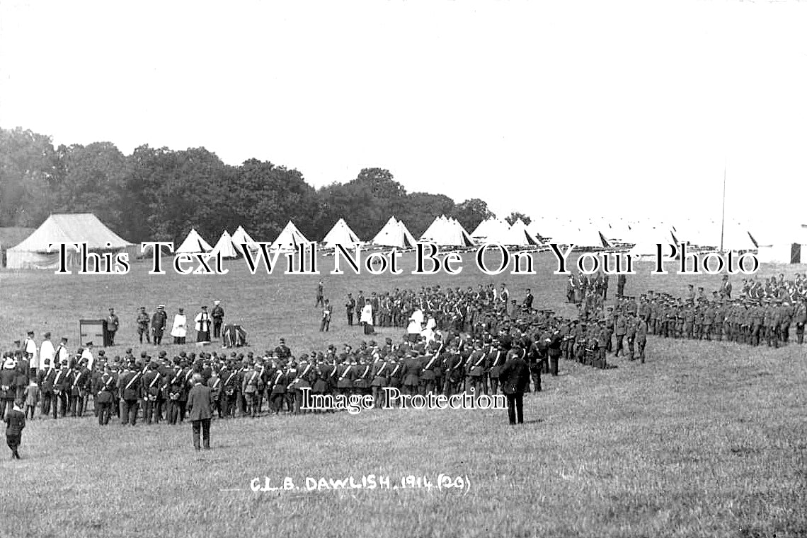 DE 1878 - Church Lads Brigade Summer Camp, Dawlish, Devon c1914