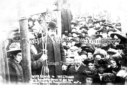 DE 1886 - Laying Foundation Stones At Mt Pleasant Church, Exeter, Devon