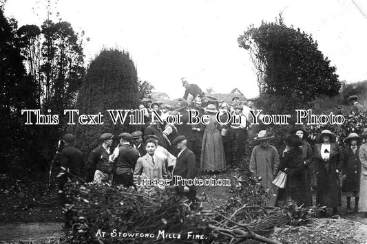 DE 1923 - Stowford Mills Fire, Devon c1915
