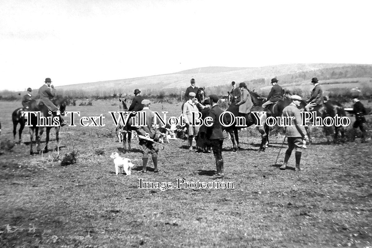 DE 1932 - Dartmoor Hunt At Cornwood Common, Devon c1904
