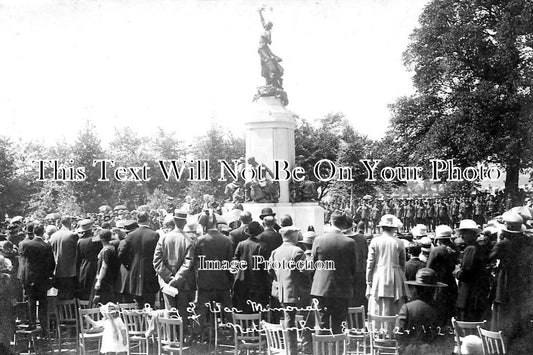 DE 1986 - Northernhay Gardens Unveiling War Memorial, Exeter, Devon