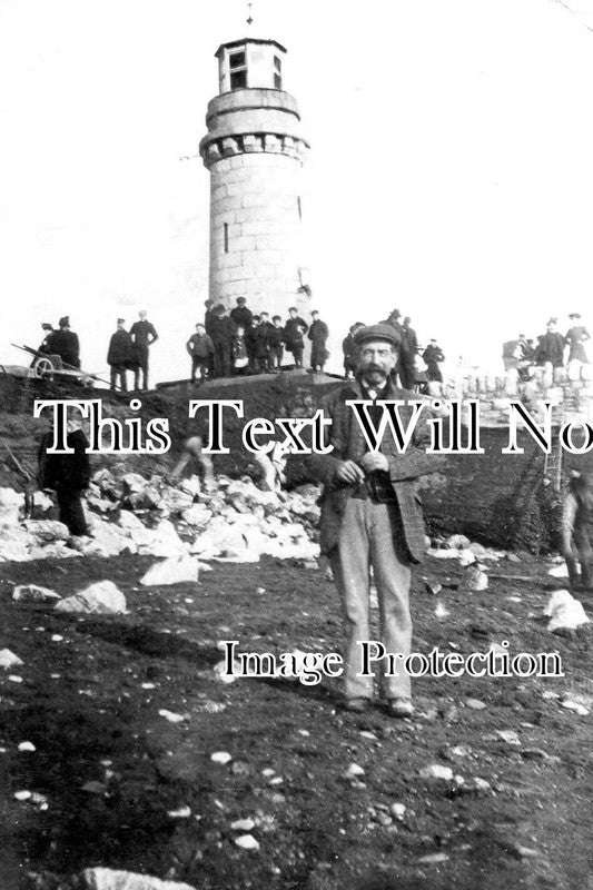 DE 2069 - Storm Damage To Teignmouth Light House, Devon 1908