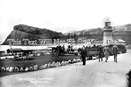 DE 2094 - The Ness & Lighthouse, Teignmouth, Devon c1927