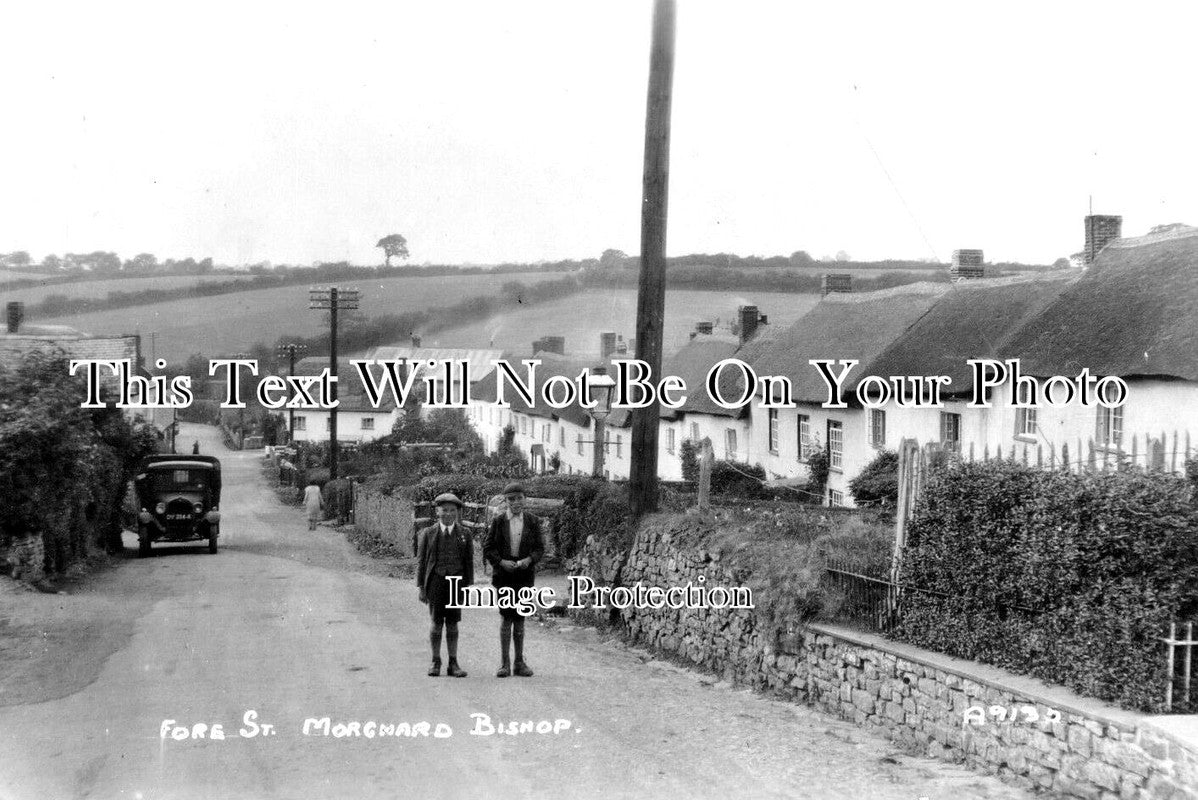 DE 2100 - Fore Street, Morchard Bishop, Devon c1920