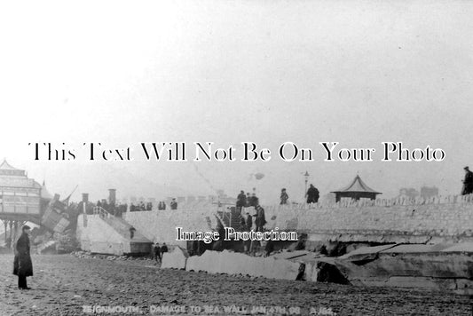 DE 2105 - Damage To Sea Wall, Teignmouth, Devon 1908