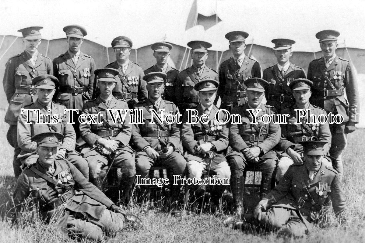 DE 2109 - Devon Regiment, Officers Group, Barnstaple, Devon