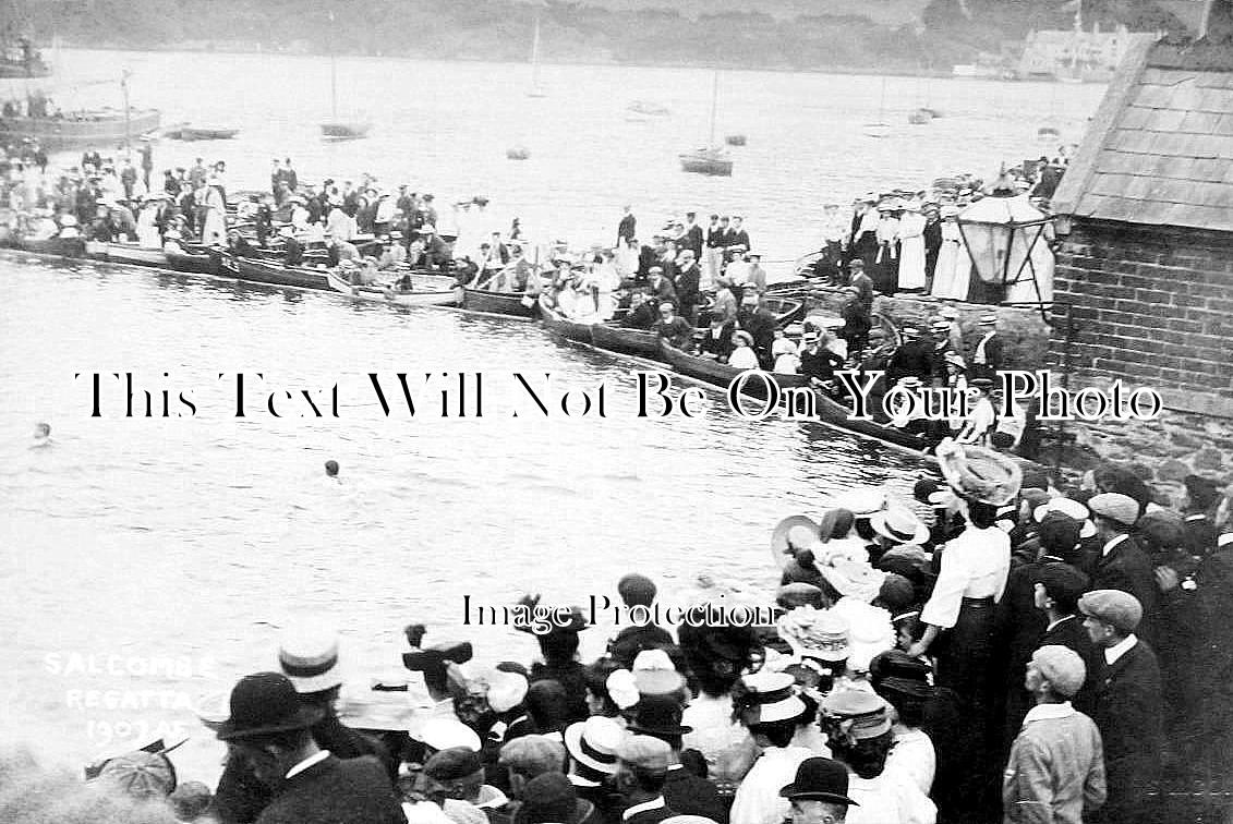 DE 2142 - Salcombe Regatta, Devon 1907