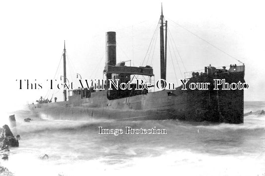 DE 2145 - SS Cingetoric Shipwreck, Hartland, Devon 1911