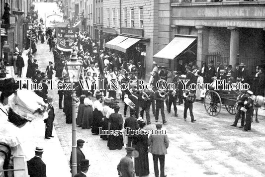 DE 2154 - Bible Christian Procession, Tavistock, Devon c1908