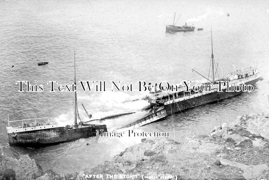DE 2173 - Jebba Shipwreck, Salcombe, Devon 1907