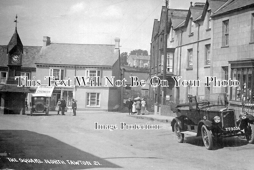 DE 2222 - The Square, North Tawton, Devon c1938 – JB Archive