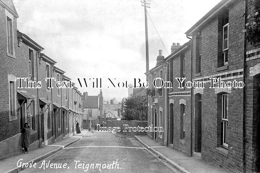 DE 2274 - Grove Avenue, Teignmouth, Devon c1927