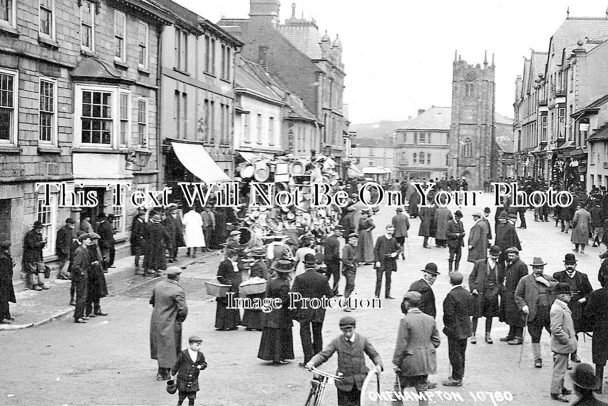 DE 2281 - Fore Street, Okehampton, Devon c1900