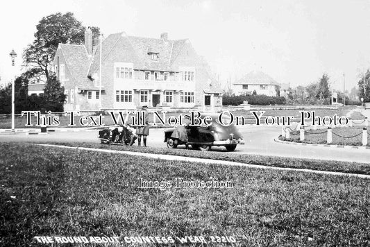 DE 2314 - Countess Wear Roundabout, Devon c1950