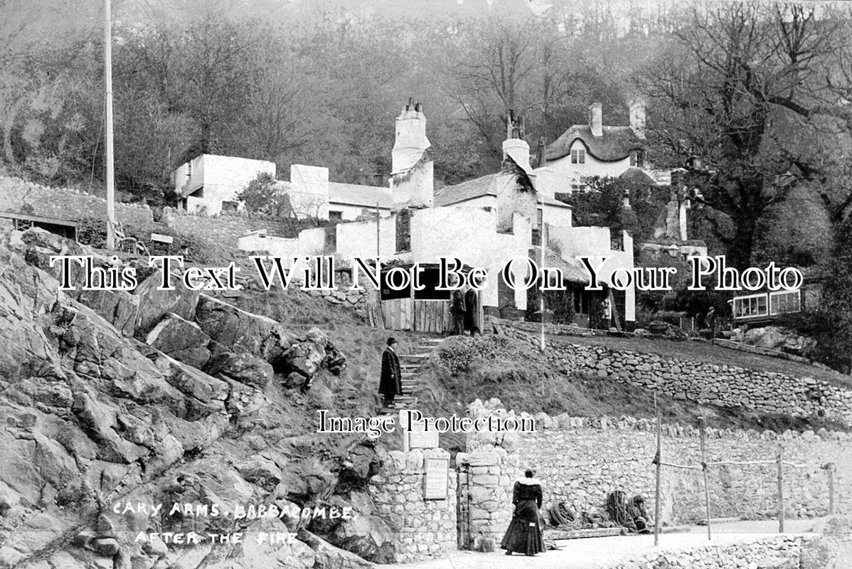 DE 2336 - Cary Arms After The Fire, Babbacombe, Devon