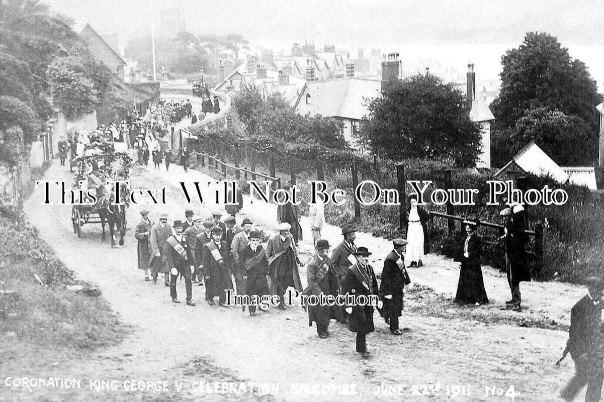 DE 2354 - George V Coronation Celebrations, Salcombe, Devon 1911