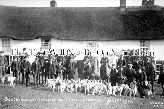 DE 2406 - South Molton Harriers At Chittlehampton, Devon 1911