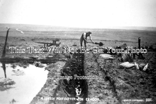 DE 2412 - Peat Cutting, Exmoor, Devon