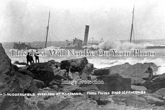 DE 2417 - SS Huddersfield Wrecked At Hartland, Devon