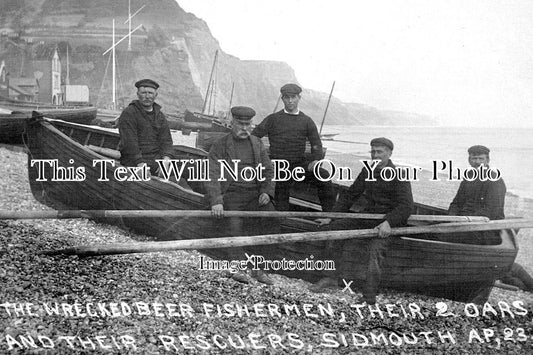 DE 2481 - The Wrecked Beer Fishermen, Sidmouth, Devon