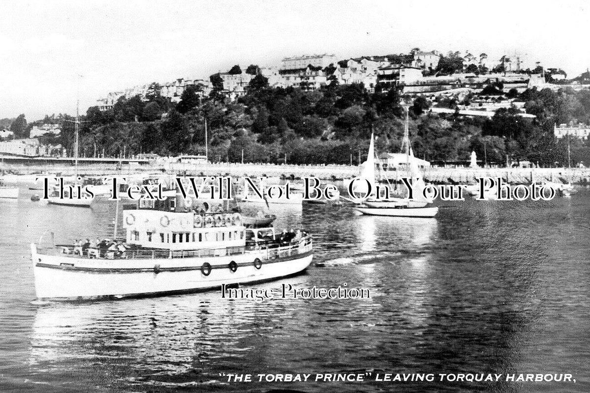 DE 2536 - The Torbay Prince Leaving Torquay Harbour, Devon