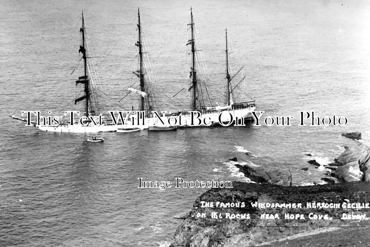 DE 2544 - Herzogin Cecile Shipwreck, Hope Cove, Devon
