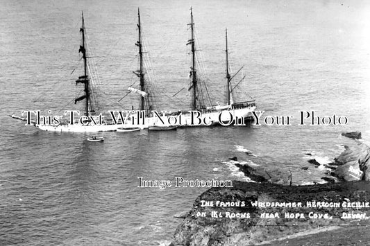 DE 2544 - Herzogin Cecile Shipwreck, Hope Cove, Devon