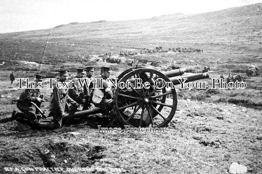 DE 2574 - RFA Gun Practice, Okehampton, Devon