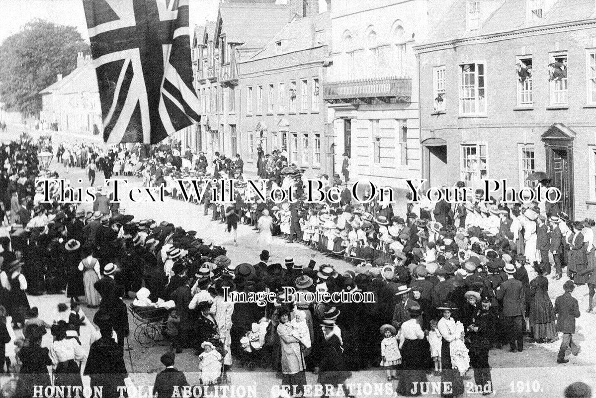 DE 2605 - Honiton Toll Abolition Celebrations, Devon 1910
