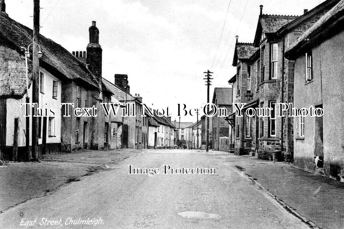 DE 2644 - East Street, Chulmleigh, Devon c1930