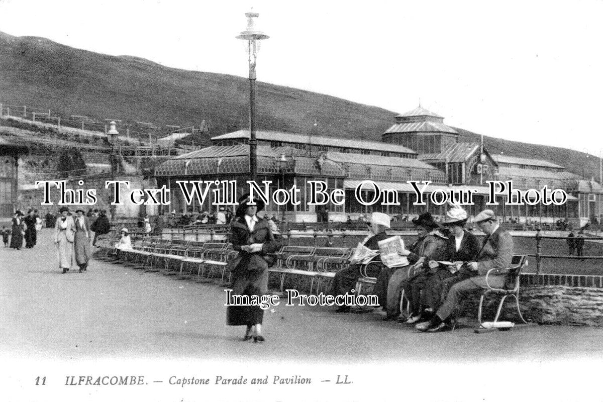 DE 2705 - Capstone Parade & Pavilion, Ilfracombe, Devon c1910