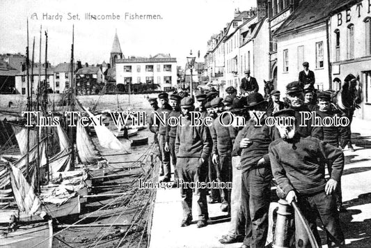DE 2824 - A Hardy Set Of Ilfracombe Fishermen, Devon