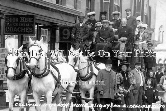 DE 2894 - Colwills Coach, Ilfracombe, Devon 1907