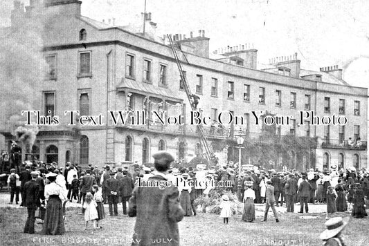 DE 2956 - Fire Brigade Practice Display, Teignmouth, Devon 1908