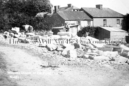 DE 2983 - Working Granite At Belstone, Devon