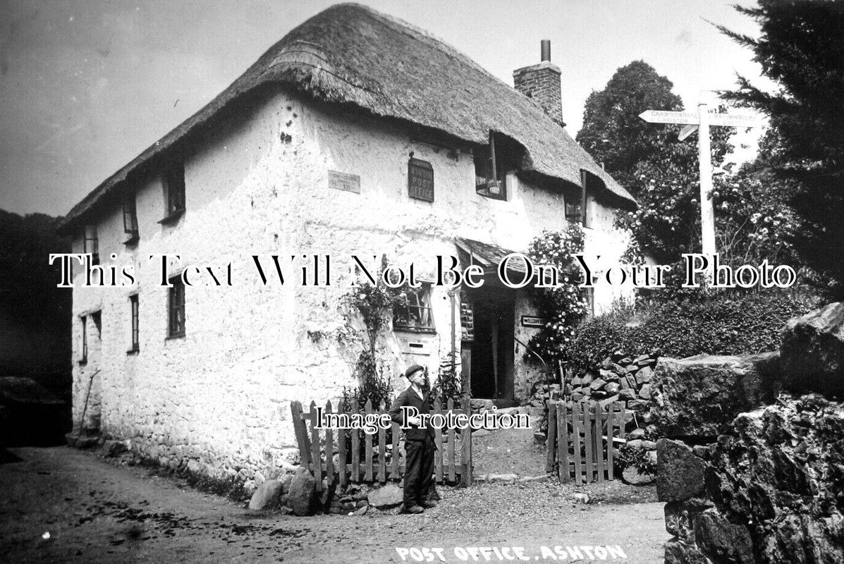 DE 3007 - Ashton Post Office, Devon c1928