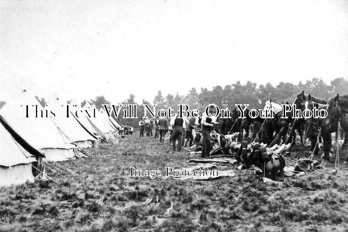DE 3024 - Woodbury Common Yeomanry Military Camp, Devon c1907