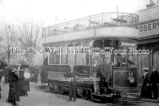 DE 3034 - Beacon Quay Tram, Torquay, Devon c1907