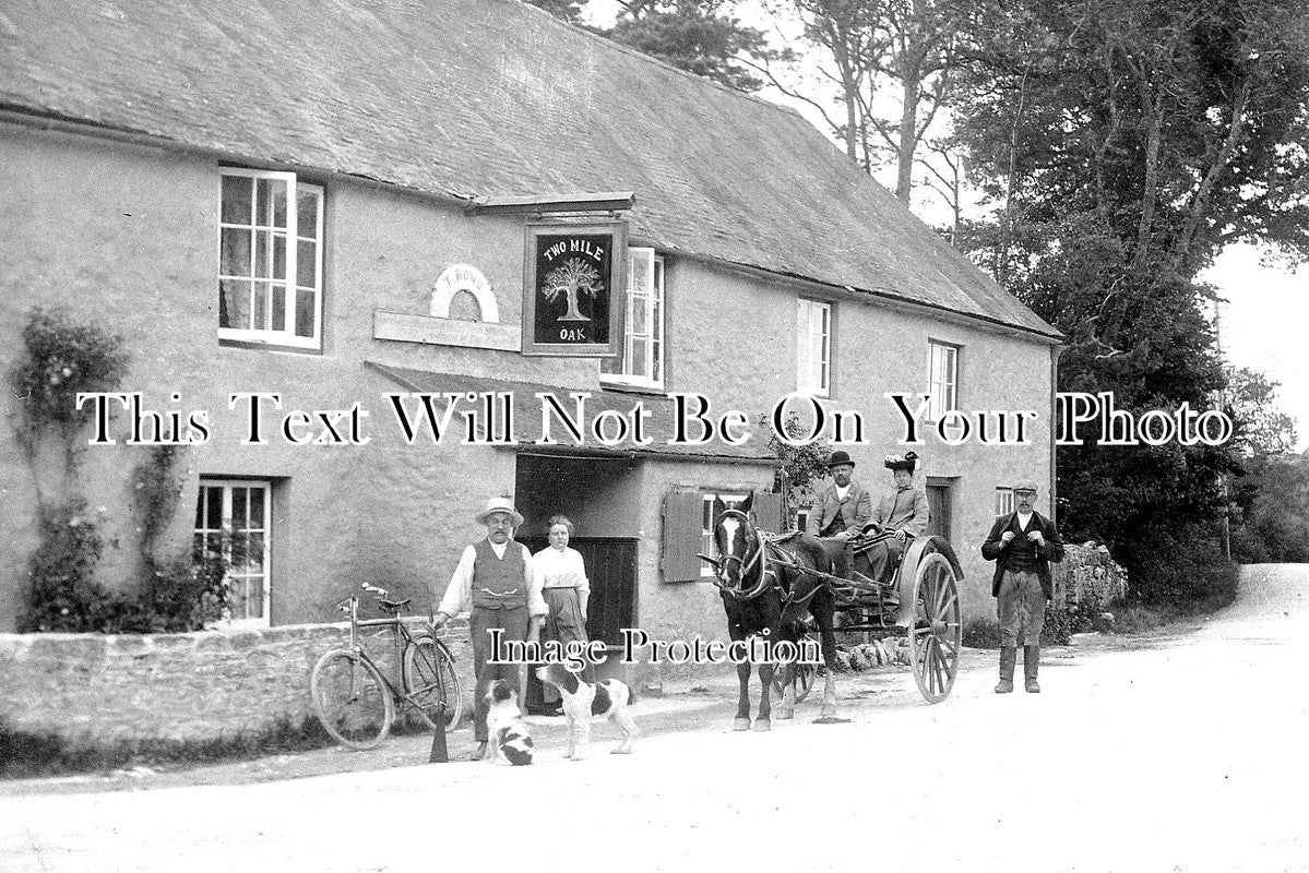 DE 3036 - Two Mile Oak Pub, Newton Abbot, Devon c1906