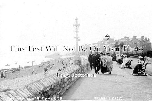 DE 3072 - The Esplanade, Exmouth, Devon c1912