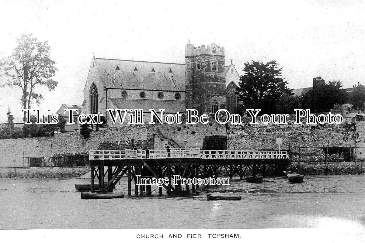 DE 3079 - St Margarets Church & Pier, Topsham, Devon